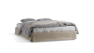 Bett Jukai Pur ohne Betthaupt mit Bettrahmenhousse inkl. integriertem Lattenrost