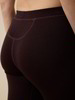 Leggings aus Bio Wolle, aubergine