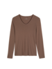 Schlafshirt aus Bio-Baumwolle, 25 mauve