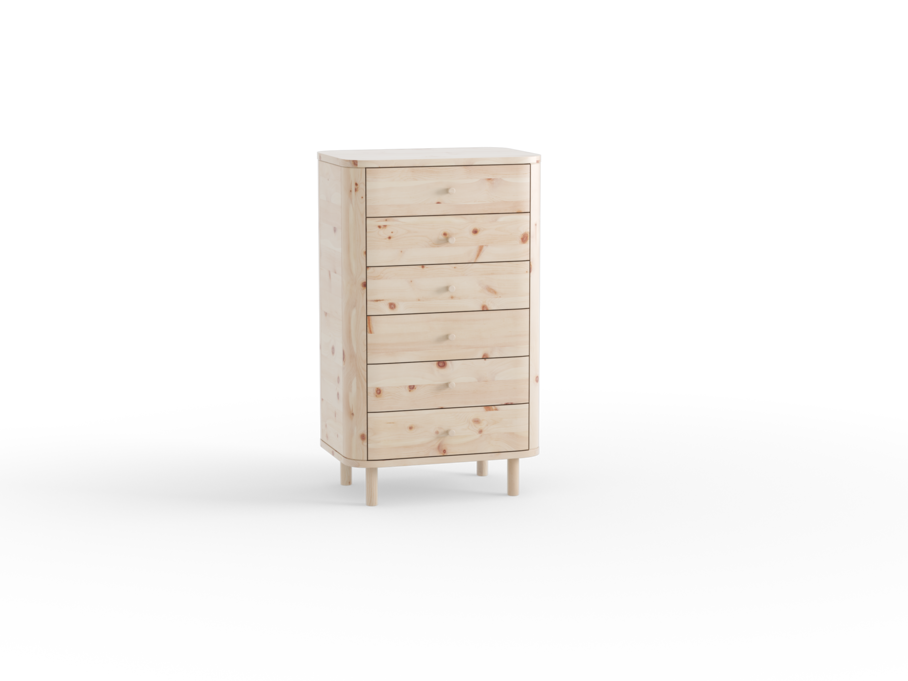 Schrank Tonda 6 Laden, Zirbe