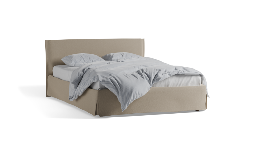 Bett Jukai Pur mit Bettrahmenhousse inkl. integriertem Lattenrost