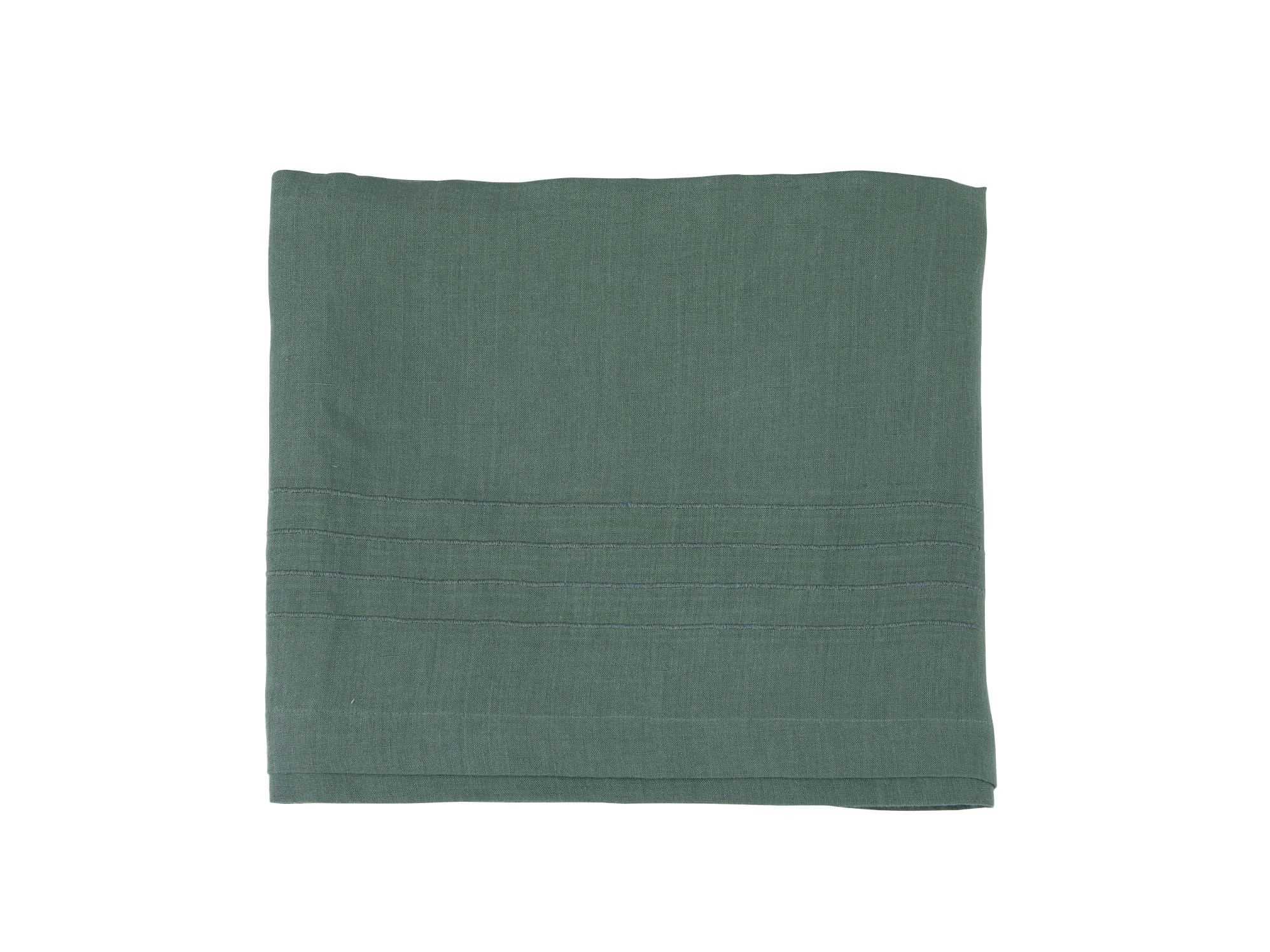 Tischdecke EMILIA, graugrün, 140 x 250 cm, 100 % Leinen, GOTS | Grüne Erde