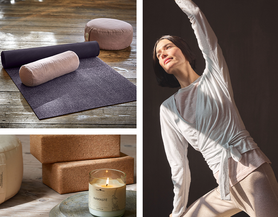 Yogazubehör und Yogamatten